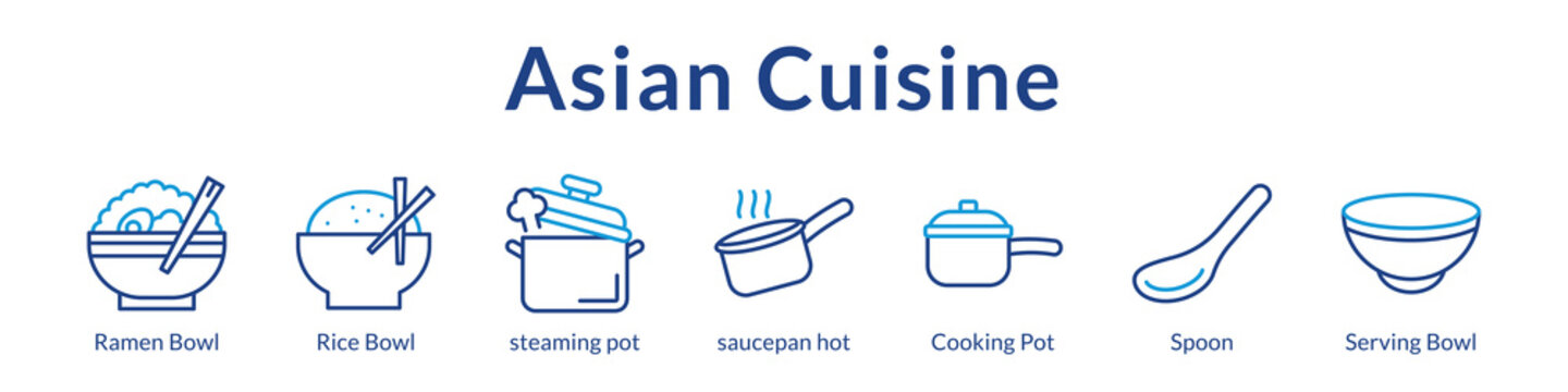 Asian Cuisine Recipes with Ramen Rice Dishes Wok Cooking and Authentic Restaurant-Style Meal Preparation