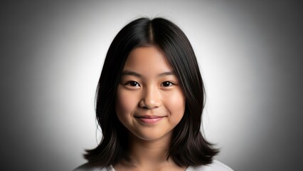 Portrait of a smiling Asian girl