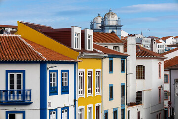 Angra do Her&oacute;ismo na Ilha Terceira nos A&ccedil;ores 