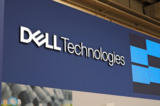 Hannover, Germany - April 3, 2025: Dell Technologies in Hannover - Dell Technologies is an American multinational technology company