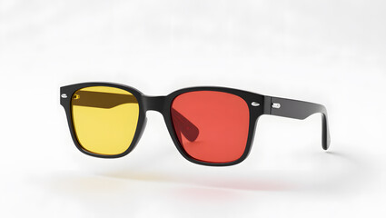 Pair of multicolored sunglasses