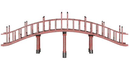 Japanese Wooden Bridge Traditional Architecture Landscape