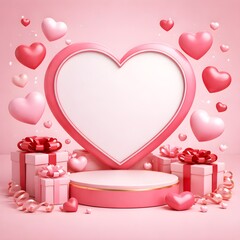 Celebrate love with heart-shaped decorations