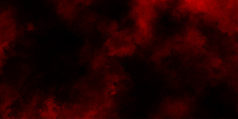 Abstract red and black smoke clouds background, Intense crimson and deep burgundy abstract background, red watercolor background wallpaper with clouds. red particles explosion on black background.
