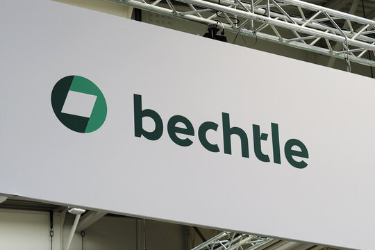 Hannover, Lower Saxony, Germany - April 3, 2025: Bechtle AG in Hanover, Germany - Bechtle is one of Europe's leading IT service providers