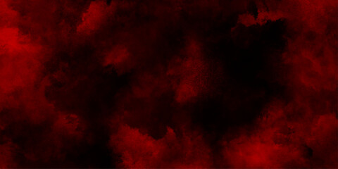 Abstract red and black smoke clouds background, Intense crimson and deep burgundy abstract background, red watercolor background wallpaper with clouds. red particles explosion on black background.