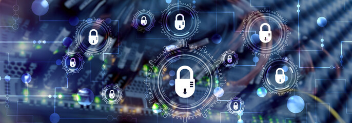 Cybersecurity Internet Information privacy Data protection. Virus and spyware defense