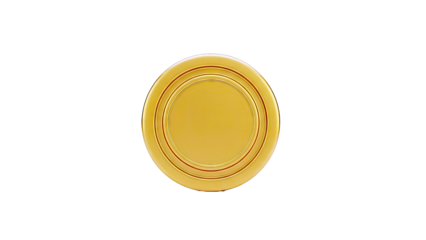 Golden Coin Isolated on White Background