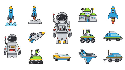 set of space rocket © Muhammad Umair