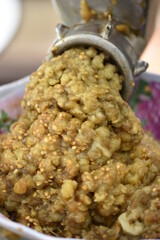 Eggplant seeds, edible, Eggplants (Solanum melongena) are part of the Solanaceae family, along with tomatoes, potatoes and peppers.