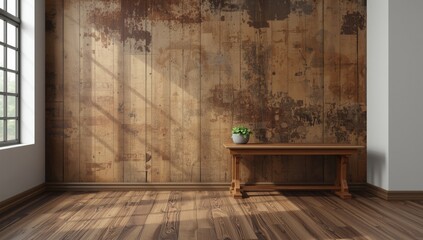 Interior space featuring hardwood flooring as a surface for layout planning, focusing on material maintenance