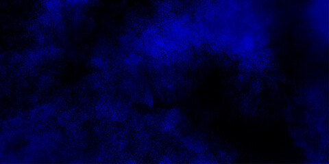 Dark blue white black grainy gradient background, blue sky with clouds celestial mist texture background deep space, watercolor textured wall for Design Inspiration.