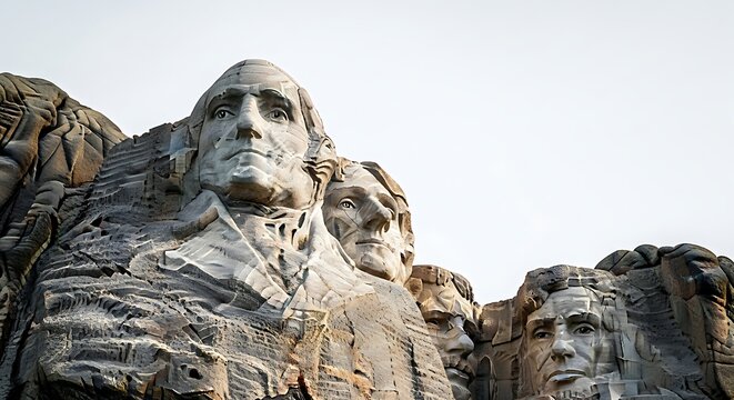 Mount Rushmore presidential monument sculpture  famous US landmark
