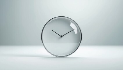 An analog clock with a focus on hour and minute markings, highlighting timekeeping technology, International Time Day