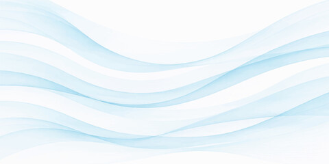 Abstract blue wave background with flowing lines for modern design and business use