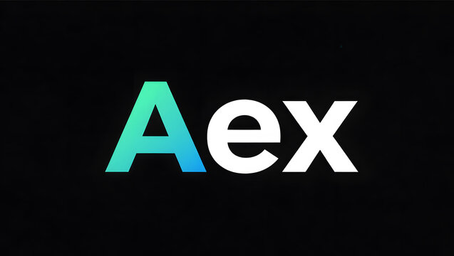 Creative Letter AEX Logo