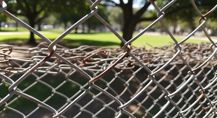 Chain Link Fence.