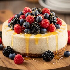 Cheesecake with Berries.
