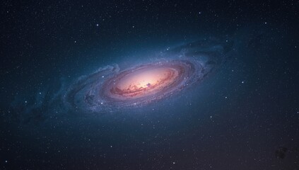 Starry galaxy scene with a vast starfield, ideal for astronomy app interface background