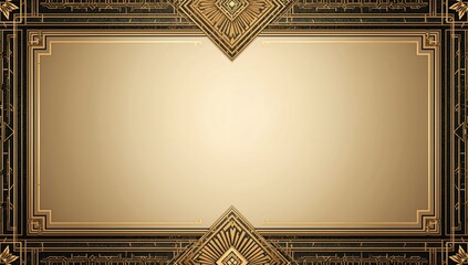Great Gatsby-inspired vector art with gold accents, ideal for packaging and poster decoration themes