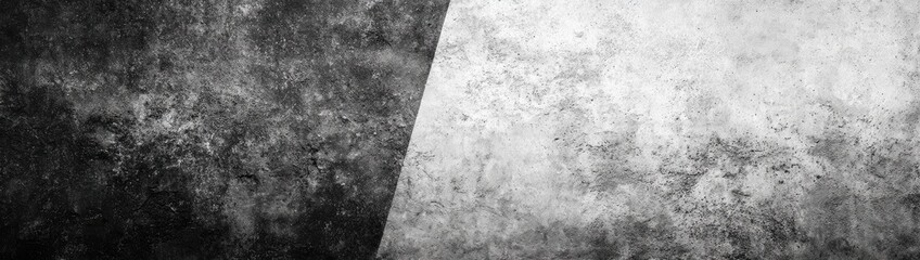 Fototapeta premium Split monochrome background with rough texture