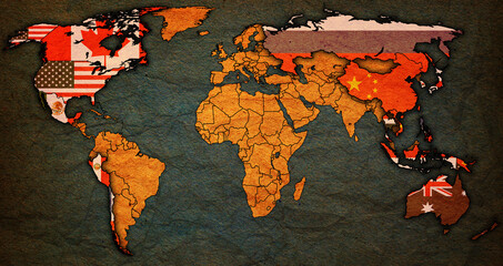 APEC member coutries on world map