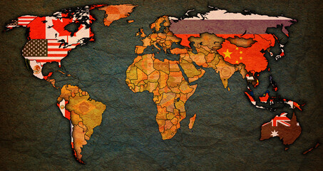 APEC member coutries on world map