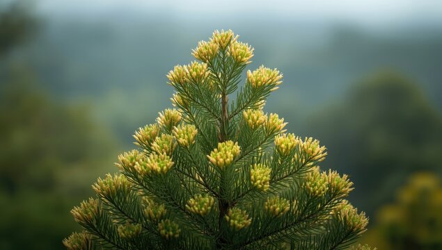 Araucaria heterophylla, decorative tree suited for urban planting, Norfolk Island pine native to island ecosystems, World Environment Day
