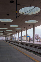 interior of the railway station