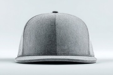 A unique patterned cap displayed against a neutral background, showcasing its intricate design. Snapback cap mockup