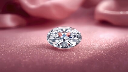 Glamorous diamond pieces with polished reflections serving as symbols of wealth and status, Earth Day