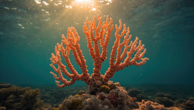 Euphyllia paraancora with vibrant colors, coral reef biodiversity preservation