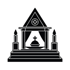 Sacred Harmony Altar Vector