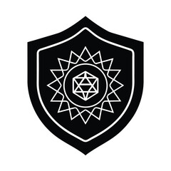 Sacred Pattern Badge Design