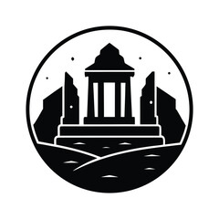 Sacred Ruins Art Logo