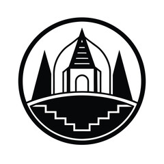 Sacred Site Outline Logo