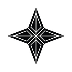 Sacred Star Cross Symbol