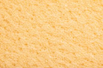 スポンジケーキの断面のマクロ質感背景