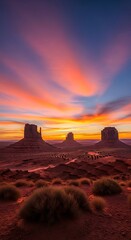 Monument Valley Sunrise.