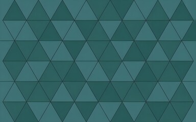 abstract 3d triangular dark green glossy mosaic texture design background