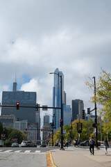 downtown chicago view 