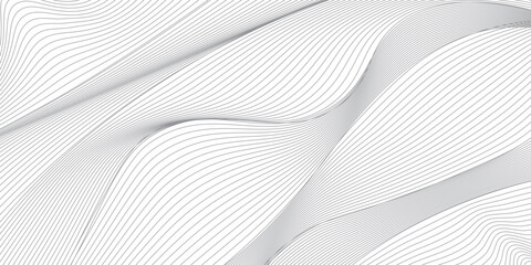 Premium background design with diagonal line pattern in grey colour. Vector white horizontal template for business banner, formal invitation