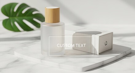 Bottle and Box Mockup.