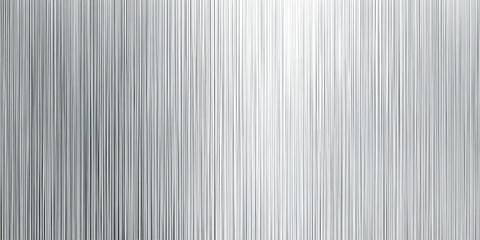 Shiny gradient of silver and grey, with thin, vertical, textured lines