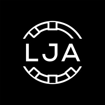 Clean Line Art Monogram Emblem for Brands, LJA  Later Logo, Unique Letter Logo with Circular Motif, 
 
LJA logo, minimalist, LJA  modern, circle, LJA  monogram, letter  LJA mark, LJA  geometric, LJA  