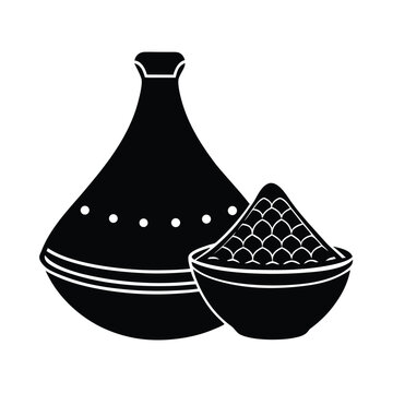 Sellou Moroccan Dessert Tagine Background