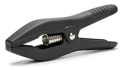 Heavy duty black plastic spring clamp tool for photography and craft