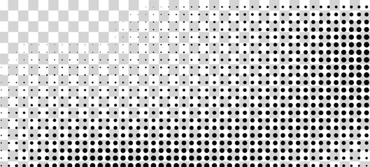 Art & IllustrationWave halftone pattern. Halftone dots background. Vector