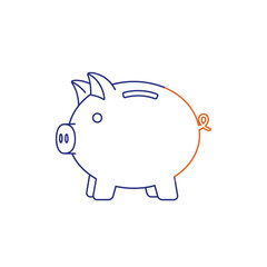 Fototapeta premium Cute Cartoon Piggy Bank Illustration for Financial and Savings Concepts