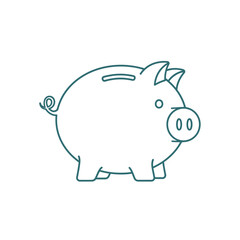 Obraz premium Cute Cartoon Piggy Bank Illustration for Financial and Savings Concepts